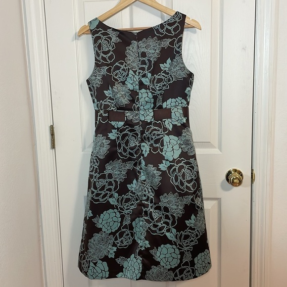 Y2K Jessica Howard Satin Floral Dress, 10 - Picture 3 of 5